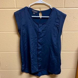 Metaphor Navy Blue Top